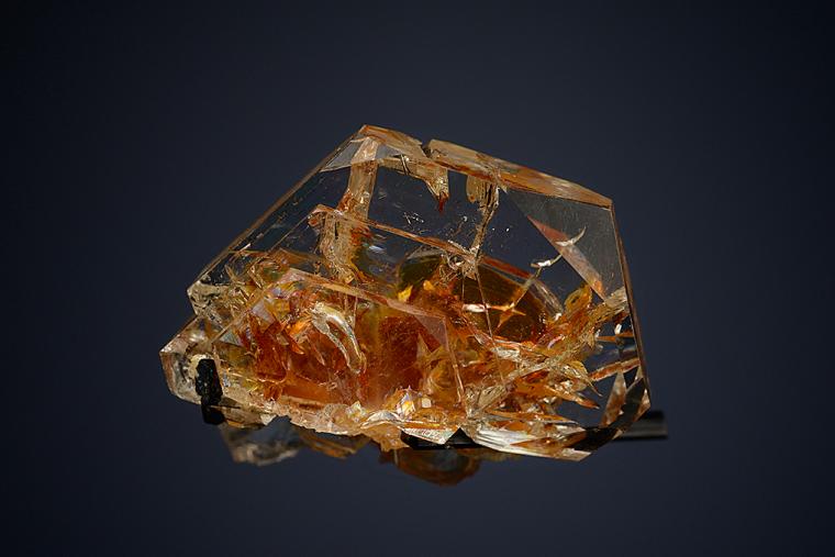 BERYL var. Goshenite with ELBAITE